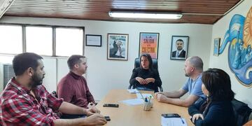 Miembros de la UNTDF fueron recibidos por la Municipalidad de Ushuaia