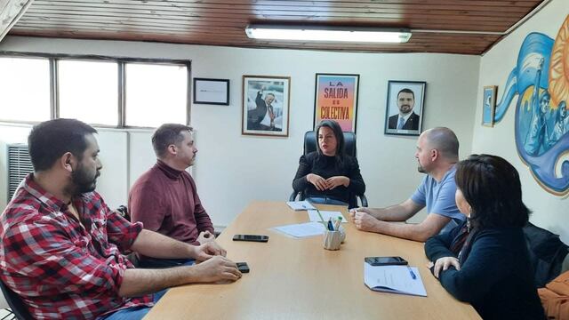 Miembros de la UNTDF fueron recibidos por la Municipalidad de Ushuaia