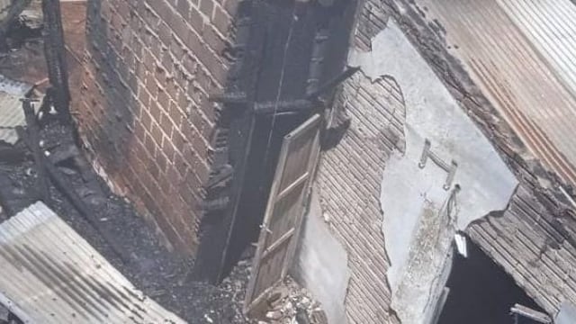 Incendio consumió una casa en El Soberbio.