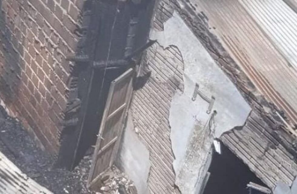 Incendio consumió una casa en El Soberbio