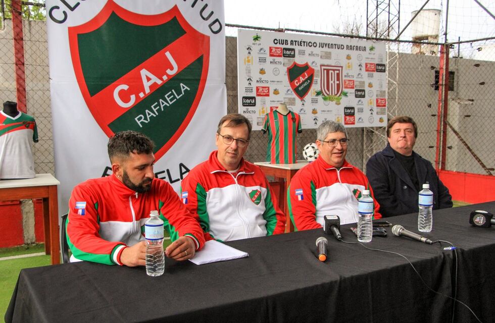 Presentación oficial del regreso del club Juventud al fútbol de la Liga Rafaelina