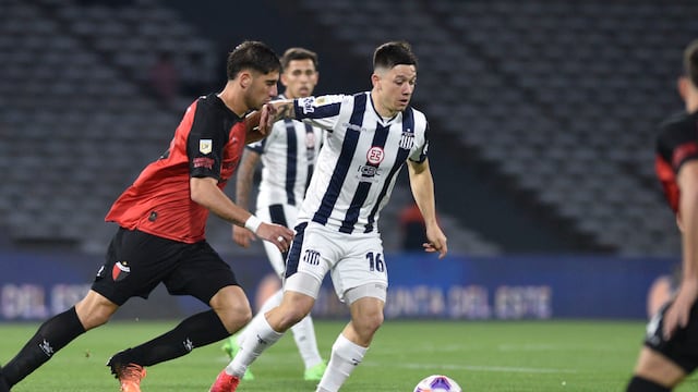 Rodrigo Garro la rompió en el triunfo de Talleres sobre Colón (Foto Ramiro Pereyra).