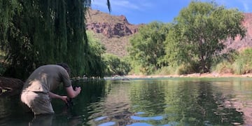 Algunos de los lugares que recorrieron durante la filmación del documental sobre el río Atuel y dio vida a un videojuego educativo.