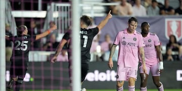 Derrota del equipo de Lionel Messi, el Inter Miami, ante Houston Dynamo en la final de la US Cup. No jugó Lionel Messi.  (AP)