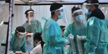 Detectaron el primer contagio por variante Delta de coronavirus en la provincia de Buenos Aires. (AP)