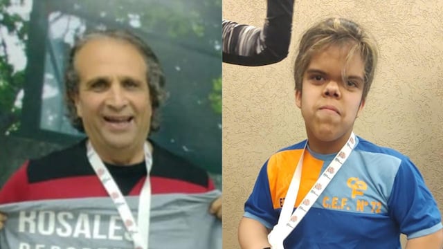 Héctor Jorge en Ajedrez Adultos Mayores de 60 años y Ezequiel Brito en Tenis de Mesa PCD; obtuvieron medallas de Plata