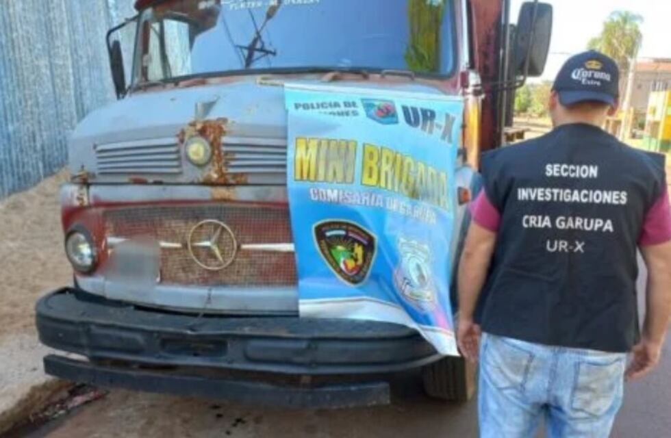 Garupá: detienen a fletero por sustracción de materiales de construcción