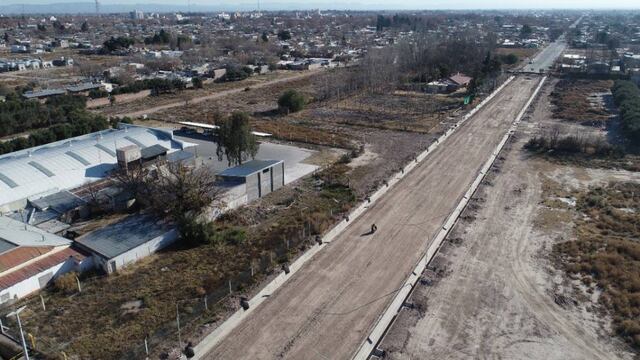 Están en la última etapa para habilitar la avenida.