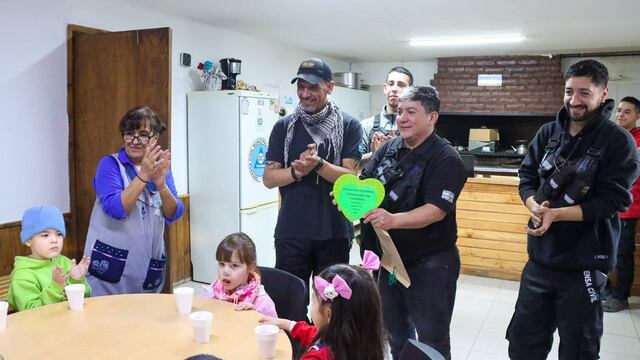 Tolhuin: el Jardín de Infantes Zhioshi visitó a Defensa Civil