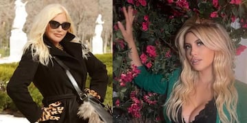 Susana Giménez y Wanda Nara.