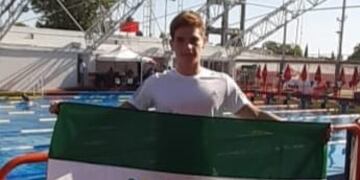 Fabricio Grumelli natación Arroyito