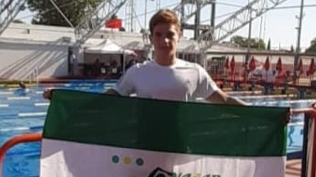 Fabricio Grumelli natación Arroyito