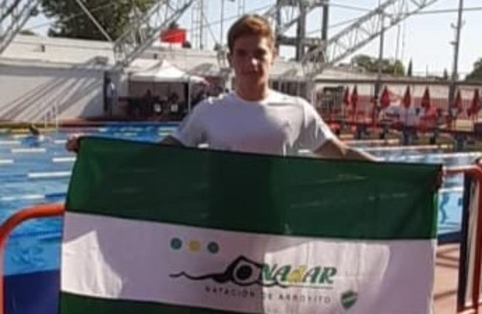 Fabricio Grumelli fue finalista en los 200 Espalda y 50 Mariposa del República que se desarrolla en Rosario