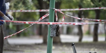 El lugar donde murió electrocutado el adolescente de 14 años (Ramiro Pereyra/LaVoz).