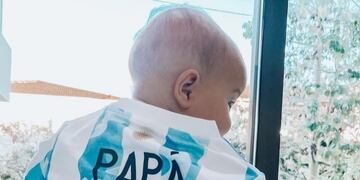 Nina, la hija de Lautaro Martínez y Agustina Gandolfo