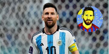 Así se verían los retratos de Leo Messi por los pintores más famosos de la historia.
