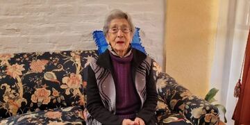 María Irma tiene 100 años e irá a votar.