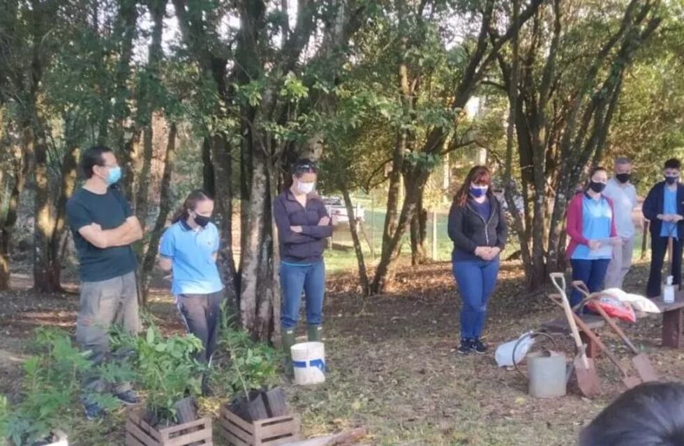Se Plantaron especies nativas en el Instituto Hindenburg de Eldorado