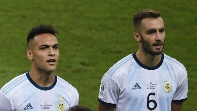 Lautaro Martínez y Germán Pezzella serán titulares ante Colombia.