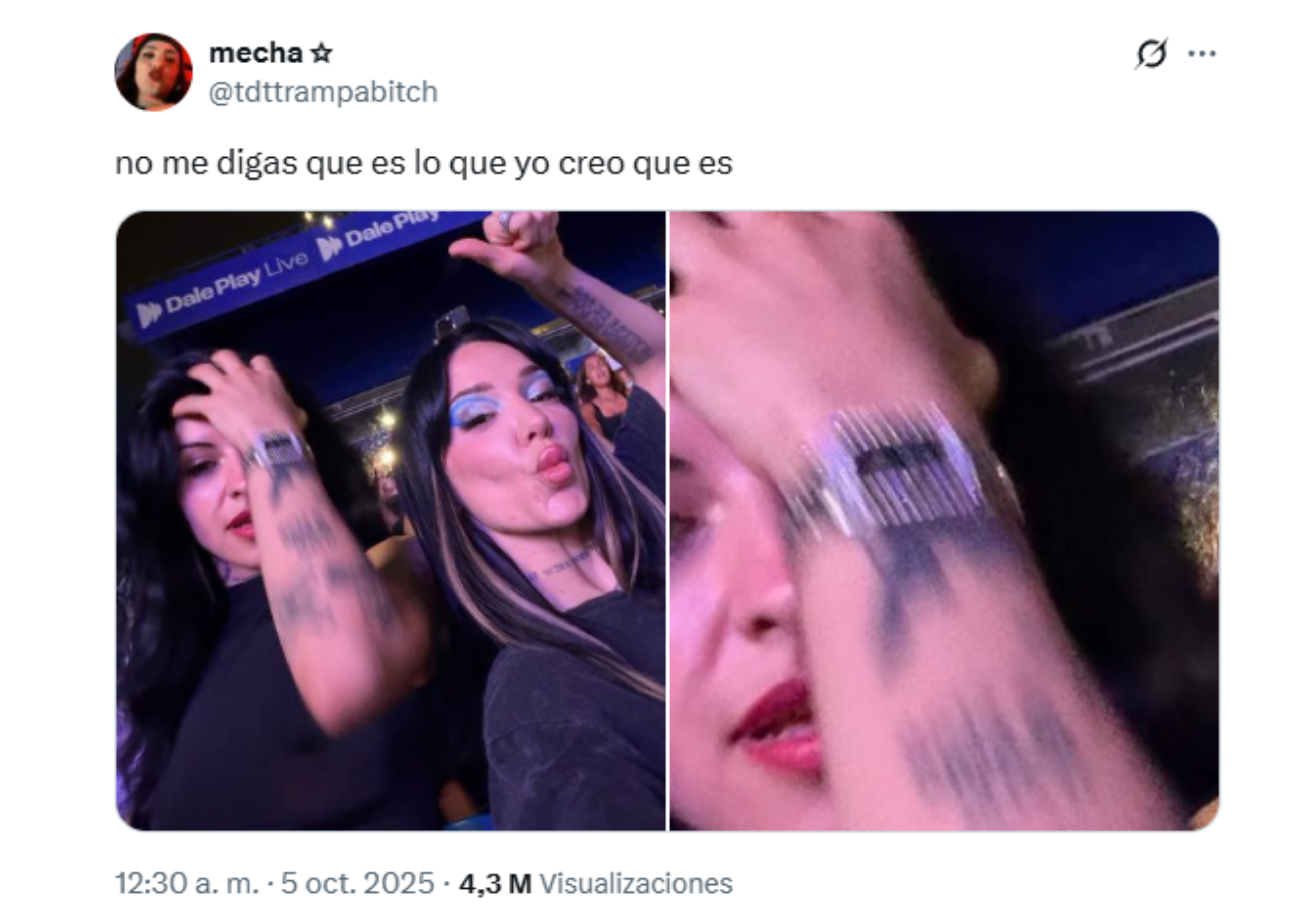 La foto se viralizó en las redes.