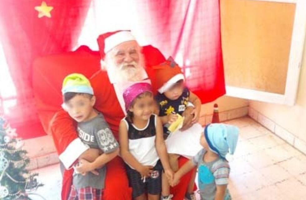 Los hijos e hijas de mujeres privadas de libertad en Mendoza tuvieron la visita de Papá Noel