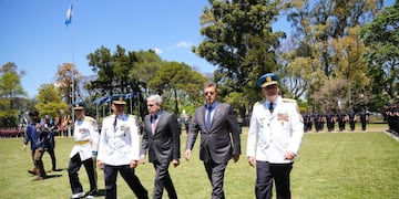 Massa en un acto de la Policía