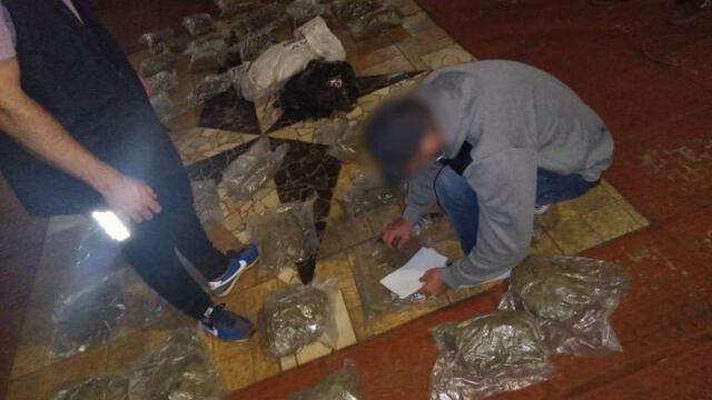 Secuestraron 33 kilogramos de marihuana en Jardín América.