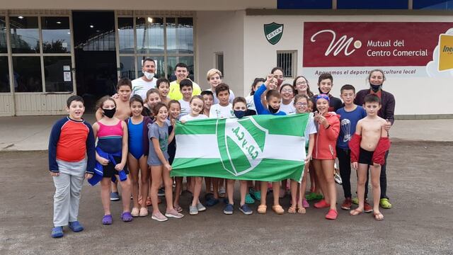 Se realizó la primera parte del Torneo de natación Malvinas Argentinas en Arroyito