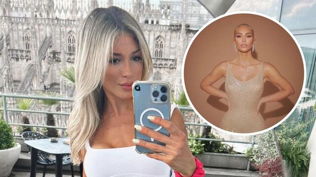 Agustina Gandolfo tildó a Kim Kardashian de “descerebrada” por bajar de peso para entrar en el vestido de Marilyn Monroe.