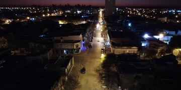 Nueva iluminación en Avenida Mitre