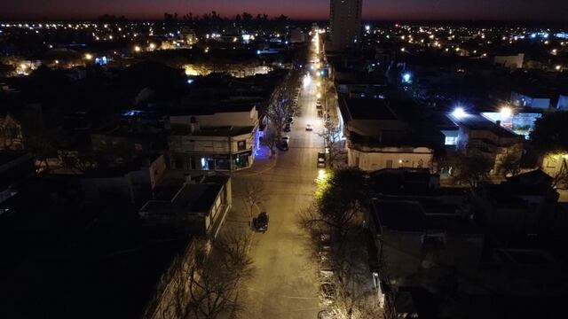 Nueva iluminación en Avenida Mitre