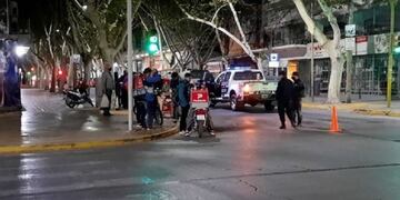 El choque se produjo en la esquina de Santa Fe y General Acha.