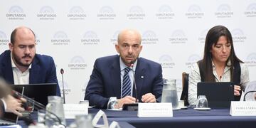 El secretario de Transporte, Franco Mogetta, en la Cámara de Diputados (Foto: HCDN)