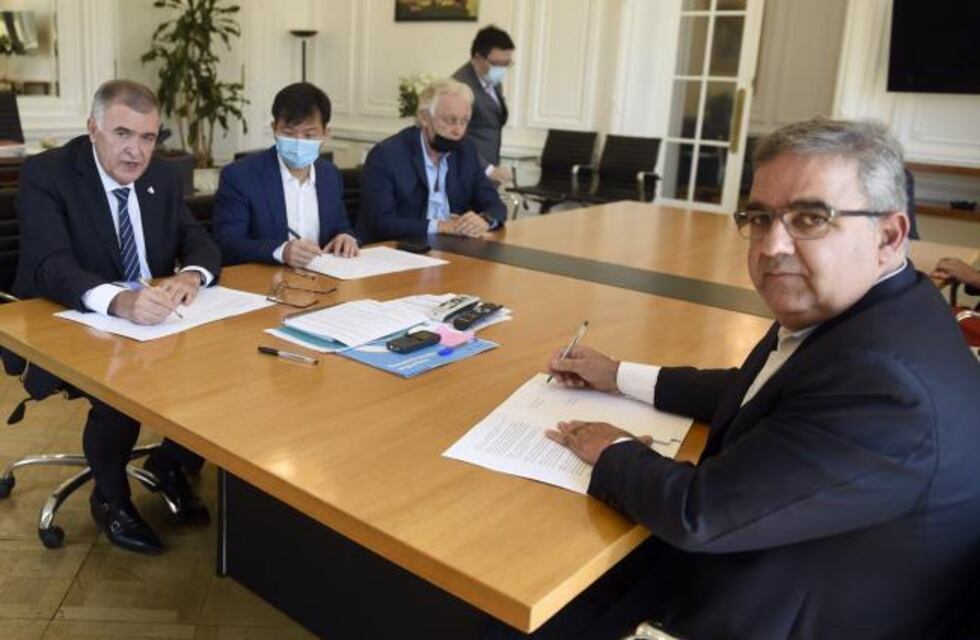 Jalil y Jaldo se reunieron con representantes de una empresa china para avanzar en proyectos sobre la reserva Potrero del Clavillo