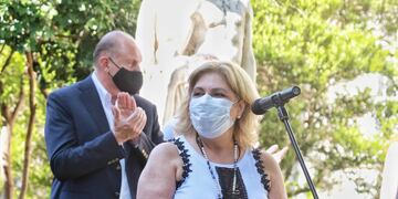 Sonia Martorano junto a Omar Perotti (@MinSaludSantaFe)