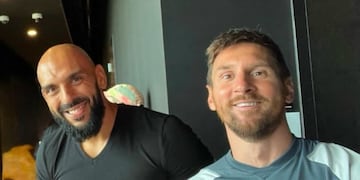 Yassine Cheuko saludó a Lionel Messi por Instagram.