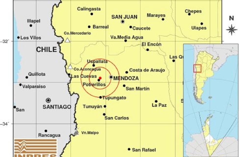 Un domingo movido: tembló en Mendoza