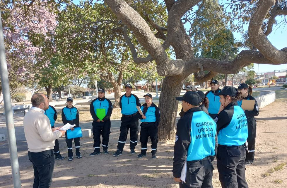 La Guardia Urbana Municipal comenzó a realizar sus primeras actividades en Arroyito