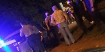 En uno de los operativos se procedió a la detención de un hombre que actuó agresivamente.