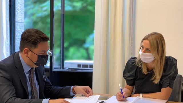 Dialogaron sobre la problemática empresarial y “la necesidad de reactivación del sector desde el trabajo interinstitucional con ideas concretas”.