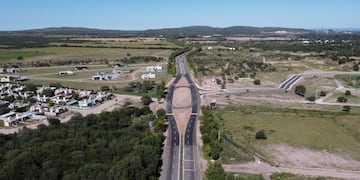 Rotonda que une Juana Koslay y Los Puquios, San Luis