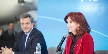 Cristina Kirchner y Sergio Massa, la última vez que se los vio juntos. Foto: Prensa Cristina Kirchner
