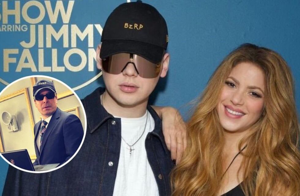 El regalo bien argentino que le llevó Bizarrap a Jimmy Fallon y no se vio en el programa