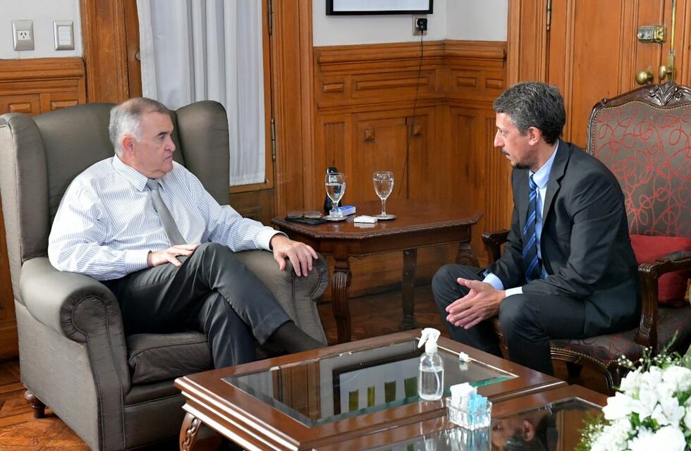 Jaldo se reunió con el titular del Ipacym, Regino Racedo