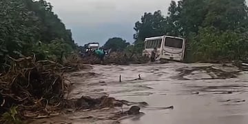 Desbordes de ríos y pérdidas millonarias como saldo del temporal. @Canal10