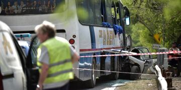 Siniestro fatal sobre ruta E-55 a la altura de La Calera.