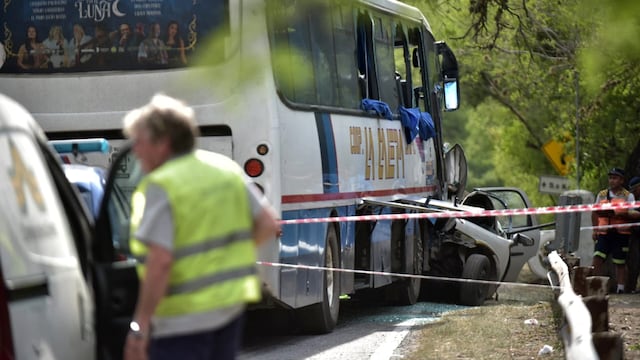 Siniestro fatal sobre ruta E-55 a la altura de La Calera.