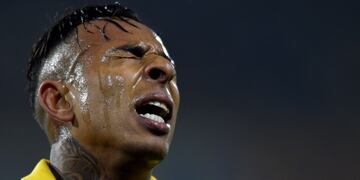 Sebastián Villa, delantero de Boca, fue operado de su rodilla y se perderá el Superclásico. Foto: AP.