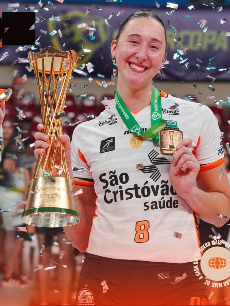 La devotense Bianca Cugno en su debut, ganó la Supercopa en Brasil
