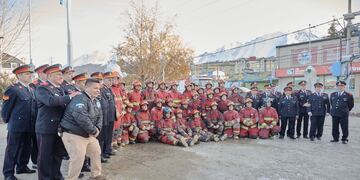 Acto por el Día Nacional del Bombero Voluntario y el 78° aniversario de la creación de la institución